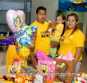 28022008
Pablo David Hernández Esparza y Luz Celeste Tea Santos, festejaron a su hija Naima Yamileth Hernández Tea su cumpleaños número dos.