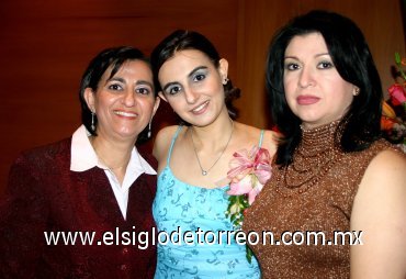 03032008
María Clara Zarzar de Giacomán y Laura Lourdes Fierro de Campos organizaron una bonita despedida para Clara Giacomán Zarzar.