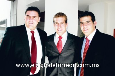 Benjamín Bandera, Alejandro y Miguel Murra.