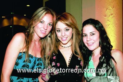 Andrea Bracho, Susu Luna y Maru Zavala.