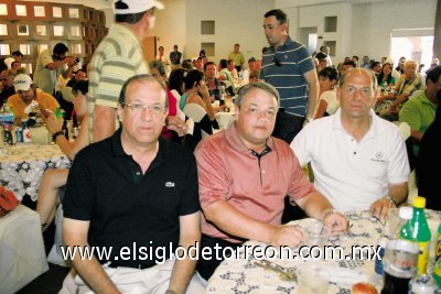 José Sánchez Izquierdo, Oscar Russek y Guillermo Murra Talamás.