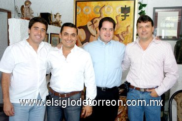 20042008
Carlos Jalife, Jesús Javier Campos, Enrique Mery y Juan Pablo Sosa, miembros del Club Sembradores Amigos del Desierto