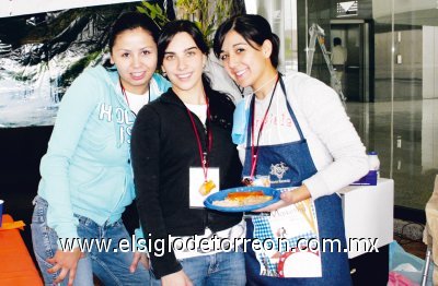 Caro Jardón, Bárbara Murra y Mayte Antúnez.