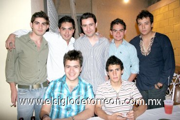 04052008
Julio Núñez, Willy Sánchez, Alan Sotomayor, Oscar Murillo, Diego Sotomayor, Renato González y Carlos