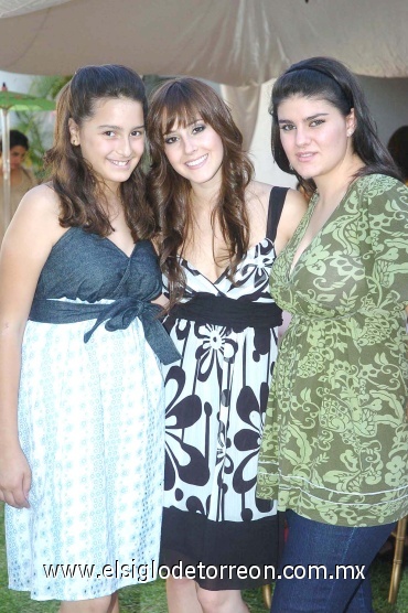 25052008
María Elisa García, Paulina Madero y Marcela García
