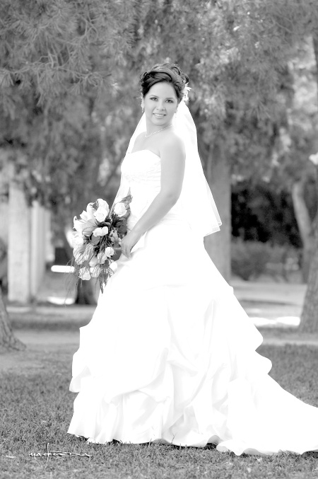 Señorita Silvia I. Torres Rodríguez, el día de su enlace matrimonial con el señor Jorge A. Raygoza Ferniza.

Estudio Carlos Maqueda