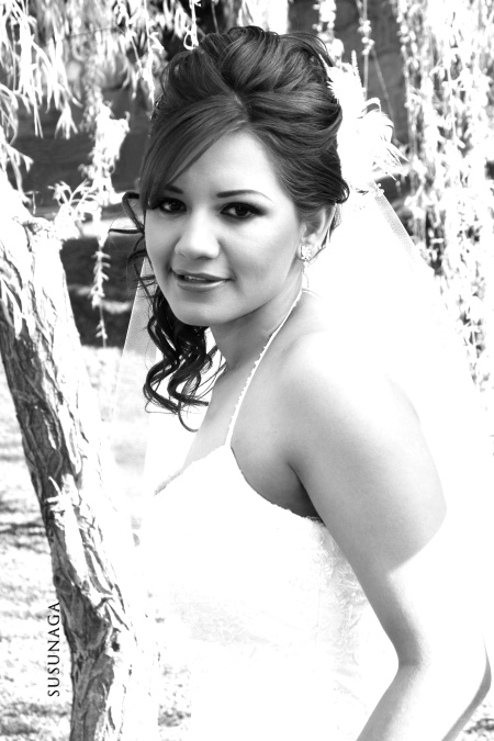 Srita. Ilsa Nidia González Astorga el día de su boda con el Sr. Alan Varela Salcedo. 

Estudio Susunaga
