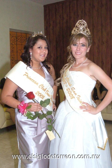 01062008
Cielo Aimeé Jiménez Garnica, princesa entrante acompañada de Danielle Billard Carrillo