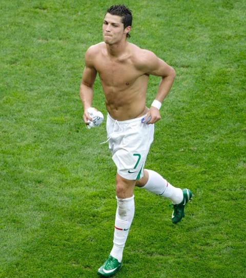 Cristiano Ronaldo de Portugal.