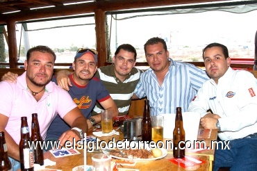 22062008
Jorge Flores, Mario López, Anwar Fabila, Omar López y Héctor Yáñez.
