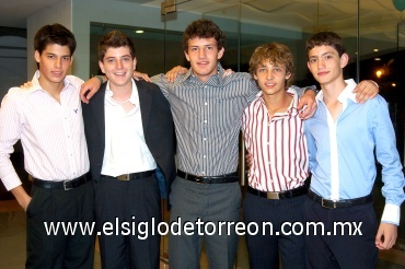 22062008
Toufik Murra, Charly Alonso, Alberto Sánchez, Andrés Hermosillo y Daniel Lira