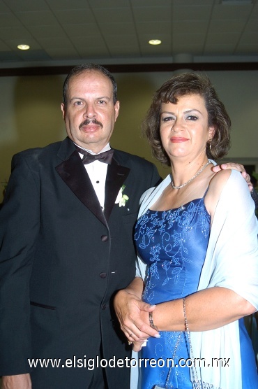 20072008
Jesús Meraz y Laura Delgado de Meraz, papás de la novia.