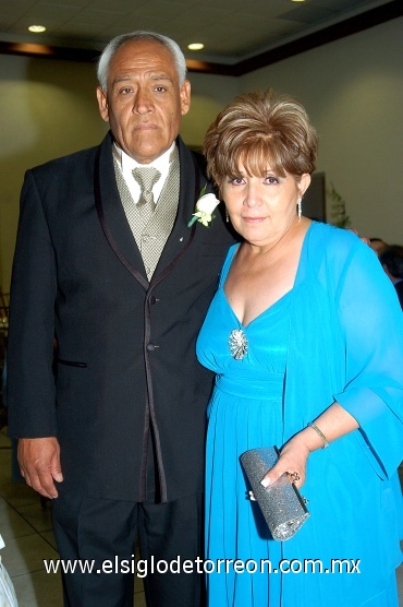 20072008
Roberto Cruz Ramírez y Elizabeth de Cruz, padres del novio