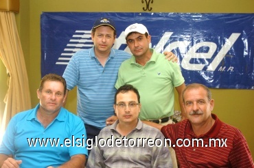 22072008
Eduardo Teele, Ernesto Oviedo, Rafael Saborit, José Francisco Pérez y César Menchaca.
