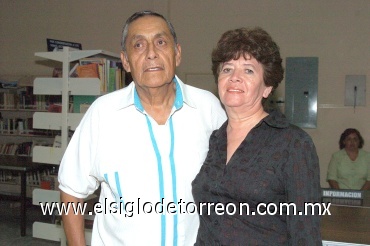 27072008
Rebeca Valdez de Rivas y Raúl Rivas Pérez.