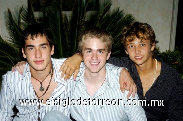 07082008
Fernando Galván, Alejandro Obeso y Andrés Hermosillo