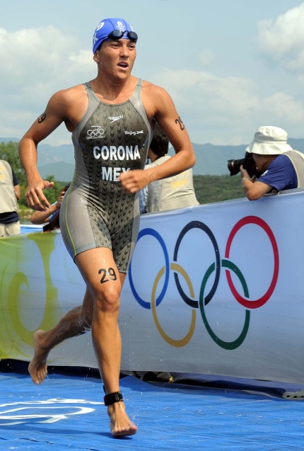 La triatleta mexicana Fabiola Corona no aguantó una de las competencias más importantes de su carrera: su debut en Juegos Olímpicos, los de Beijing 2008.