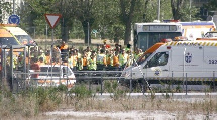 Los equipos de rescate siguen en el lugar del accidente, cuyas causas aún se desconocen.