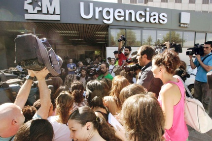 Los heridos se encuentran ingresados en los principales hospitales de Madrid, donde fueron trasladados en ambulancias.