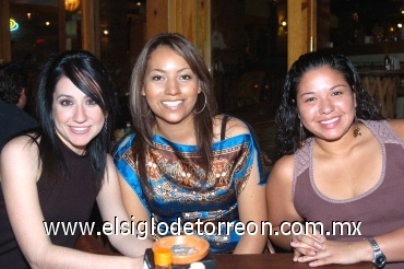 19082008
Rocío Serrano, Marisol Loeza y Cony Ramírez.