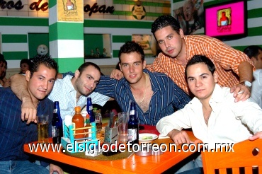 20082008
Alfredo Anguiano, Javier García, Jesús Obeso, Alejandro de los Reyes y  Fernando García