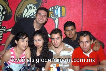 20082008
Luisa Ramírez, Ana Laura de la Cruz, Francisco González, Mario González, Diego Amaro y Sergio de la Cerda