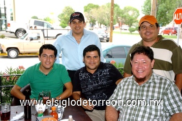 31082008
Juan José Flores, Vicente Triana, Ramón Martínez, Ángel Murga y Manuel Rodríguez