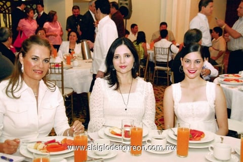 Renuevan Mesa Directiva
Gloria Garza de Torruco, Marisol Corona de Papadópulos y Marisol Papadópulos
