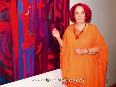 La pintora Lilia Fisher.