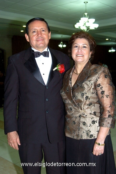 06092008
Sergio Navarro González y Luz Elena Delgado de Navarro, padres de la novia
