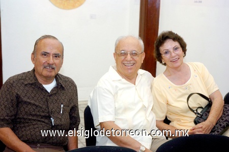 07092008
Javier García Saucedo, Héctor Gantenbein y Martha Berra