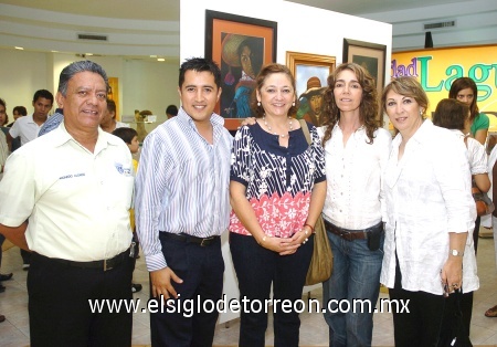 07092008
Ricardo Alonso, Guillermo García, Cuca Aguirre, Lina Canedo y María Muñoz
