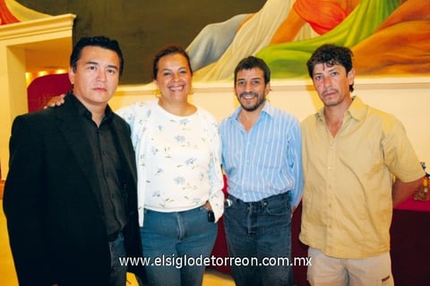 Humberto Rivera, More Barreto, Vicente Padilla y Benedigto Nava.
