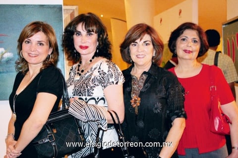 Marcela de la Torre, Martha Orduña, Gaby Faya y Janet de Vila.