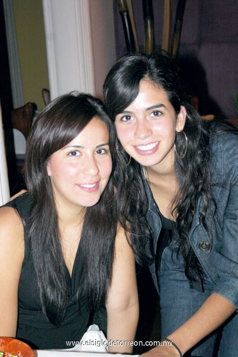 Sofía González y Eri Hernández.