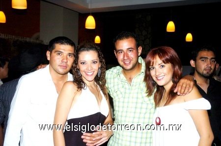 14092008
Luis del Moral, Lili López, Carlos Recio y Perla Walle.