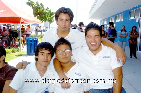 21092008
Armando Mata, Andrés Olvera, Abraham Burciaga y Memo Gutiérrez