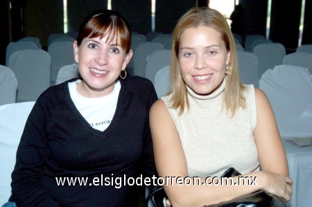 30092008
Lilia Sánchez de Mortera y Érika González de Barbosa.