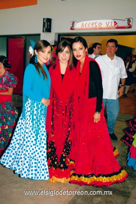 Marga Tricio, Ana Cris Estrada y Marián Díaz.