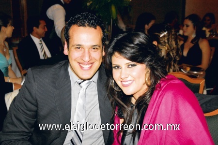 Osvaldo Landeros y Sofía Mejía.