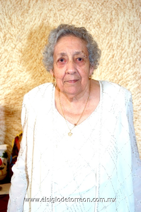 01112008
Aurora Cárdenas de Alanís, en su cumpleaños