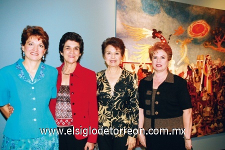 Mónica Estrada, Marlú Finck, Victoria de la Peña y Margarita Moreno.