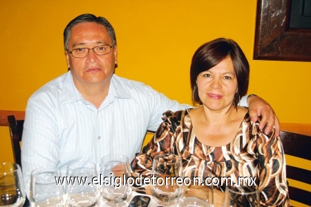 Eduardo y Cristina Carmona.