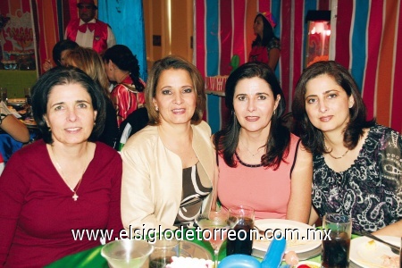 Maty García, Maru García, Leticia García y Margarita García.