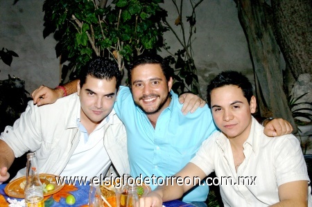 07112008
Arturo Becerra, Roberto Nahle y Alejandro de los Reyes