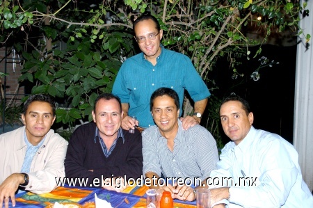 07112008
Manuel y José Nahle, Carlos Villarreal, Miguel Ángel y Roberto Nahle