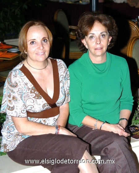 08112008
Celia González y Alicia Garibay