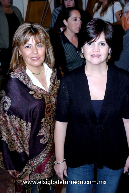 09112008
Anabel Garza y Titis Borrego.