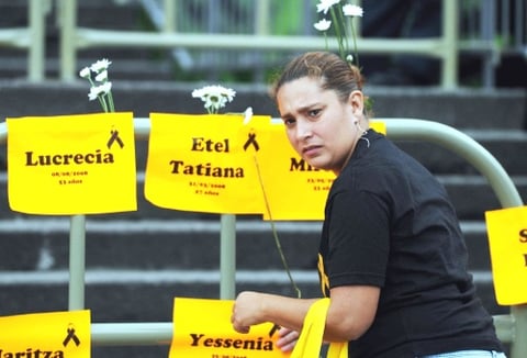 Según el informe, el más violento fue el Estado de México, con 289 casos; seguido por el Distrito Federal, con 176; Jalisco, con 83, y Chihuahua, con 70.