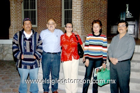 18112008
Juan Carlos Pargo, Francisco Valdés, Patricia Rodríguez, Pilar López y Román Acosta.